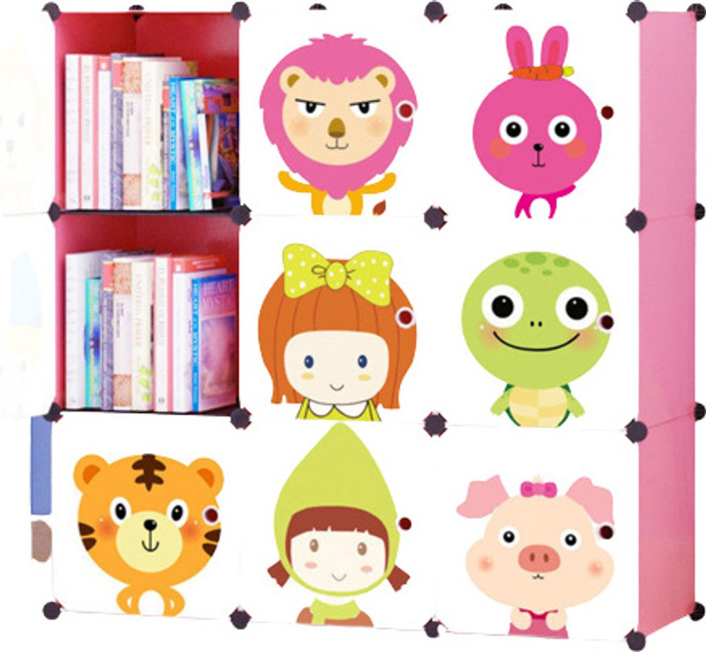 Modulární Skříňová Šatník Pro Děti - Růžová Do Dětského Obrázek produktu 