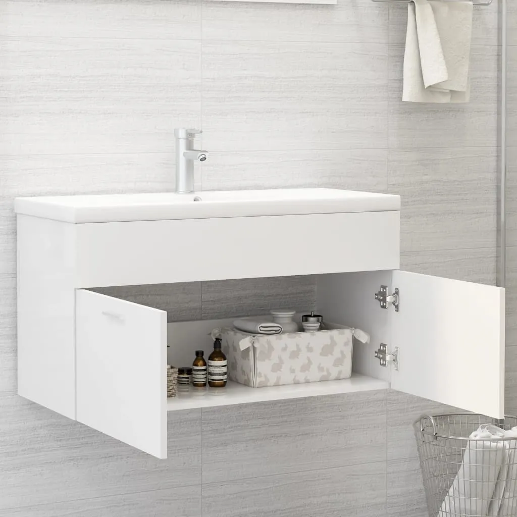 Meuble sous-lavabo blanc 90 cm : idéal pour optimiser votre espace