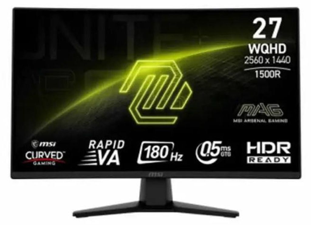 MSI 9S6-3CE31T-007 MSI MAG 274CQF Curved Gaming TFT 27" Image du produit 