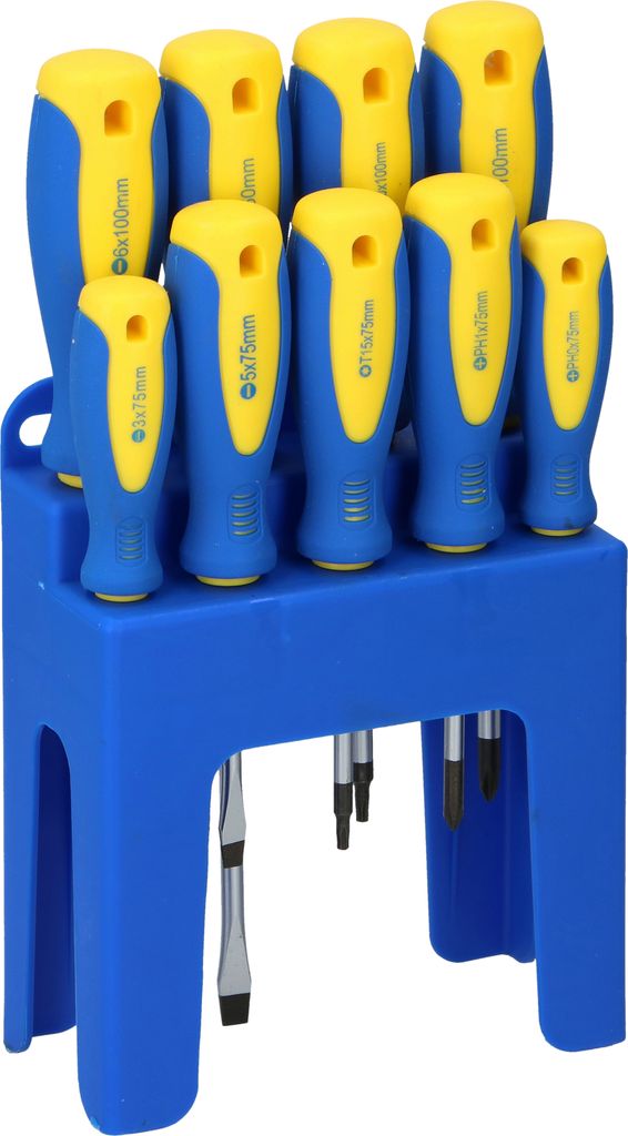 Kinzo Schraubendreher-Set + Halter 9Teilig Magnetisch