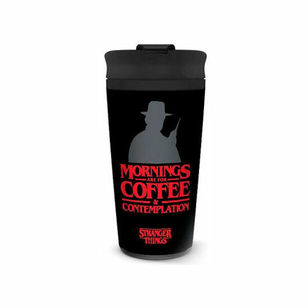 Stranger Things Kaffee und Kontemplation Reisebecher Produktbild 
