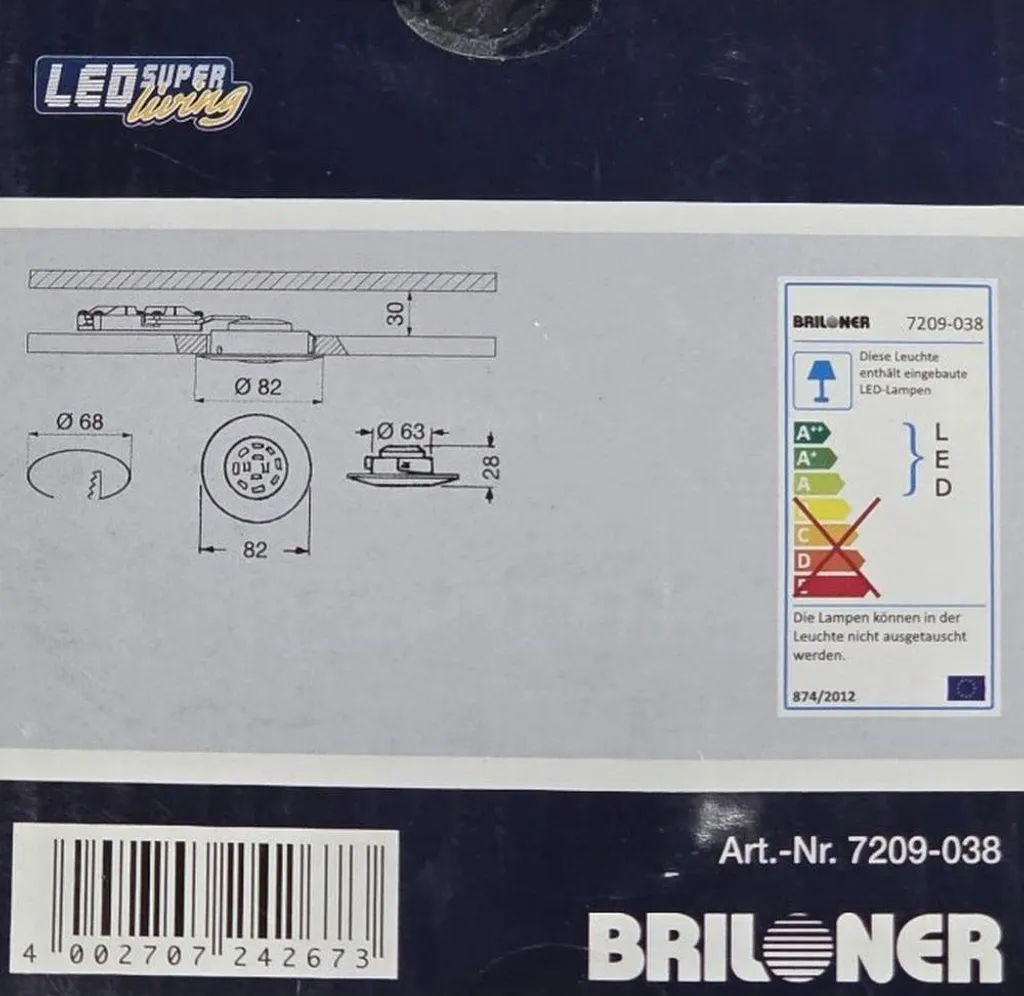 Spot LED Encastrable Orientable Chrome Solution Éclairage Zone Lot 3 - 6