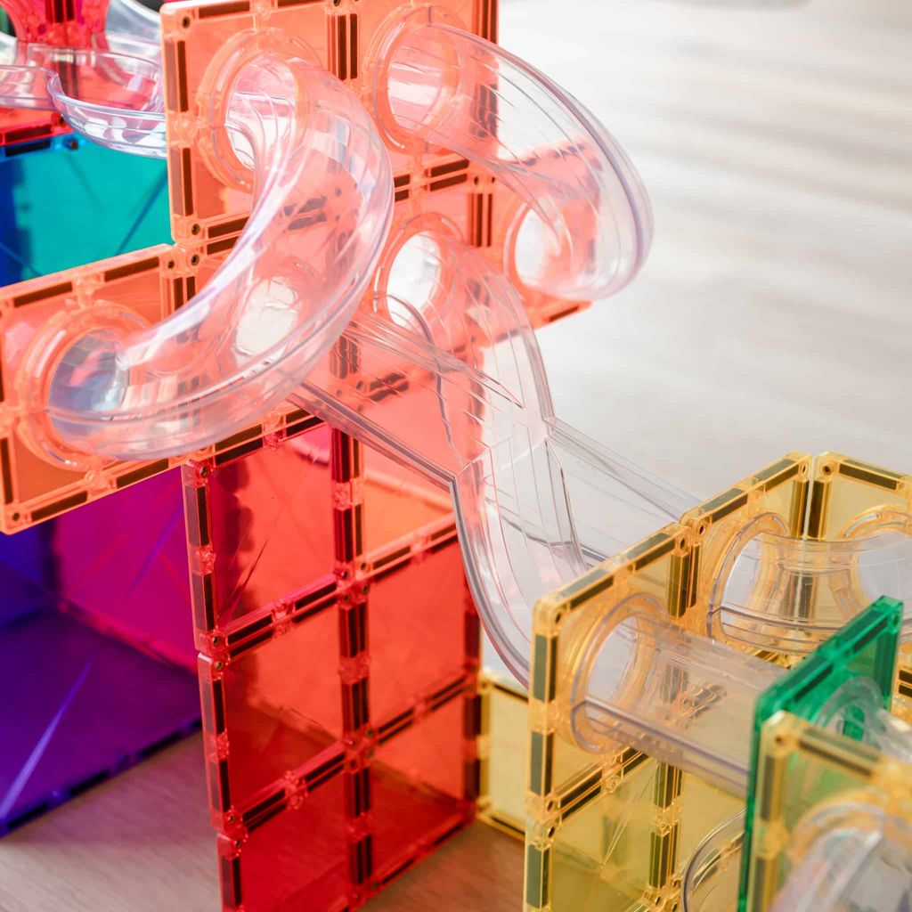 Magnetic Tiles Magnetická sada 66 kusov mramorový okruh - Obrázok produktu 1
