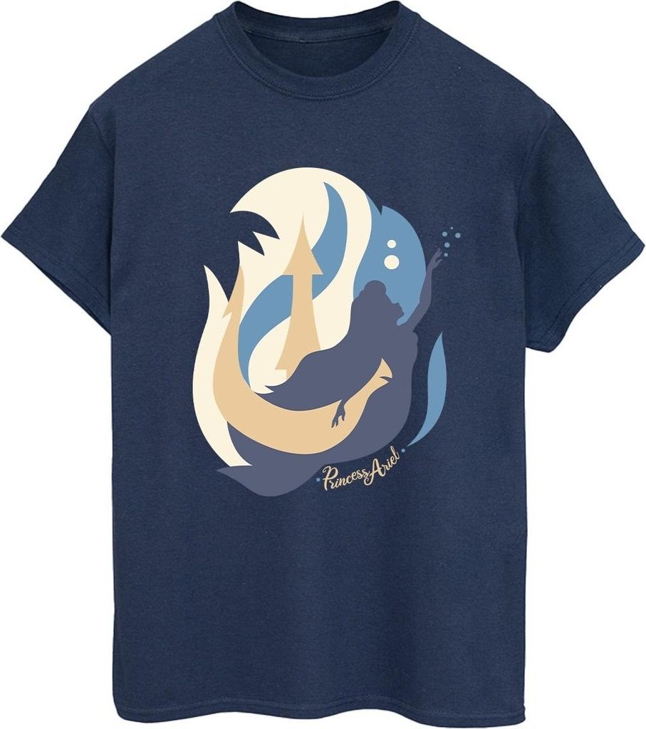 Disney - "The Little Mermaids" T-Shirt für Damen BI30948 (L) (Marineblau)