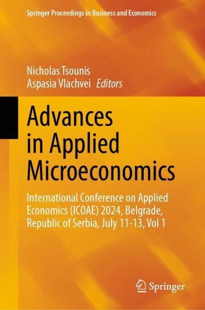 Advances in Applied Microeconomics