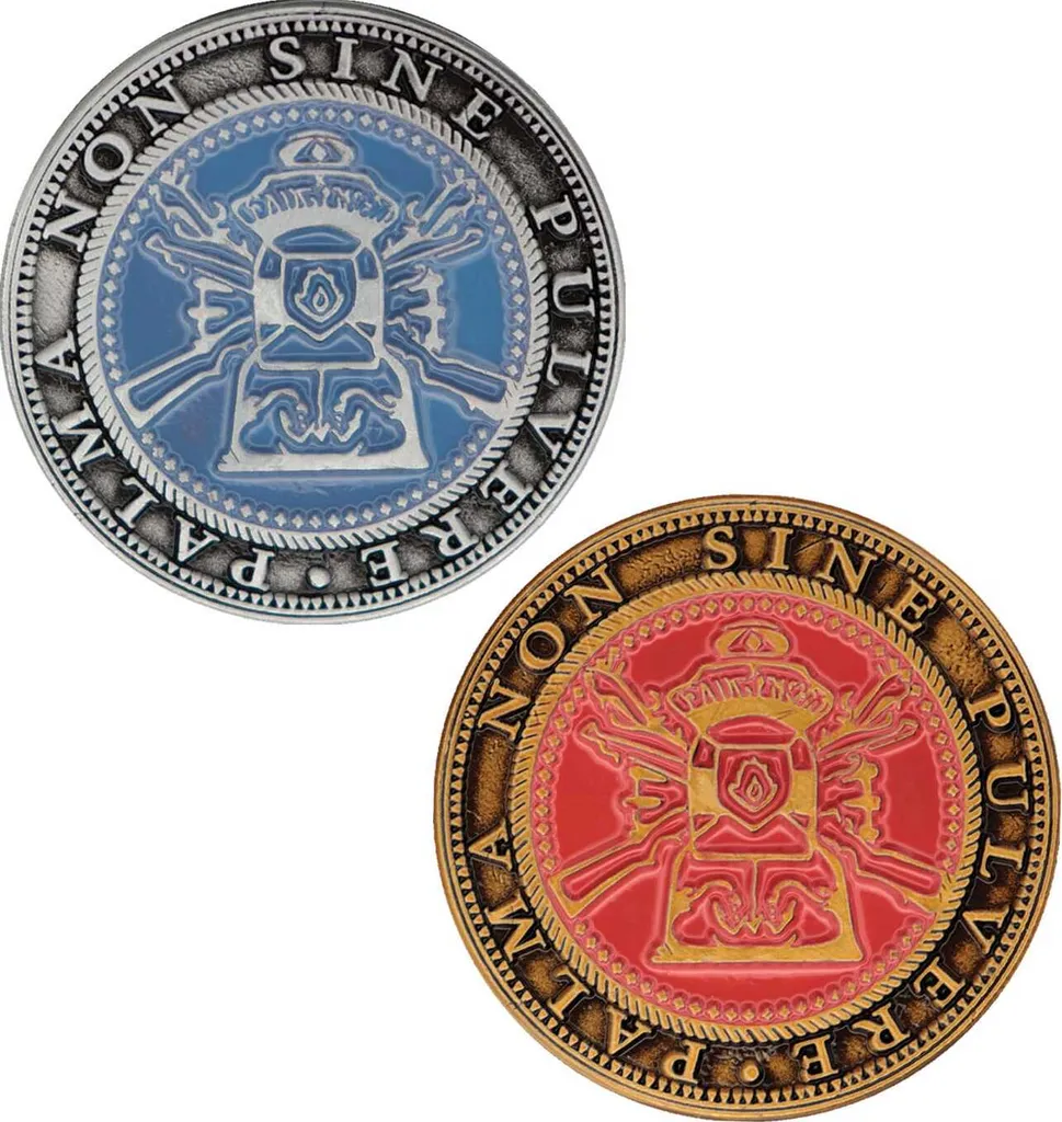 Resident Evil 4 Lot de 2 Jetons pour Cosplay et Collectionneur RE