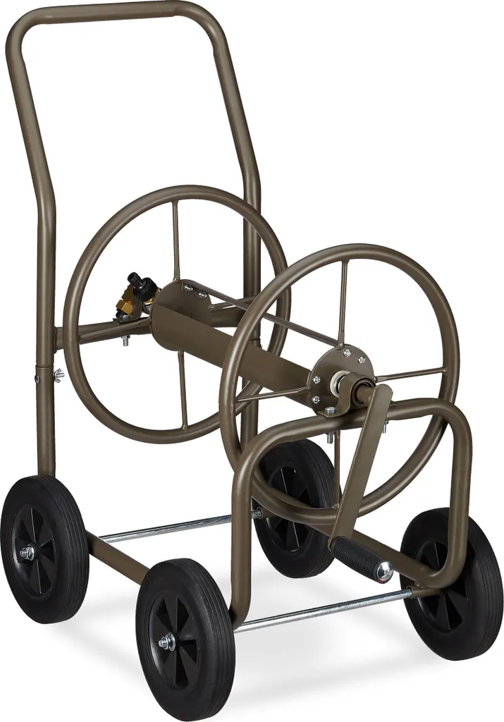 Dévidoir Tuyau d'Arrosage XL Métal pour Arrosage Jardin et Potager