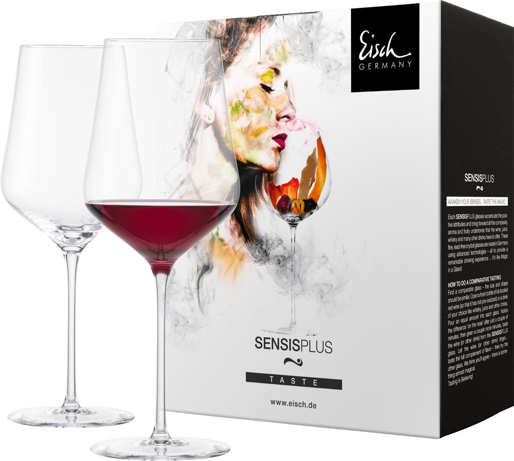 EISCH 2 Bordeauxgläser 518/21 im Geschenkkarton SKY Produktbild 