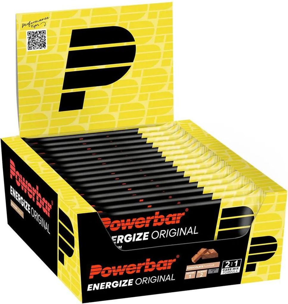 PowerBar ENERGIZE ORIGINAL Riegel Chocolate Box mit 15x55g