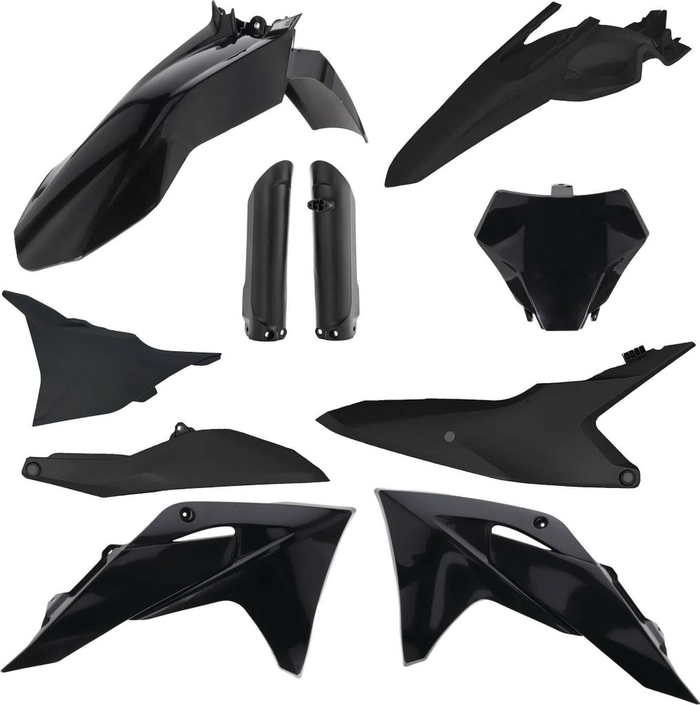 ACERBIS Verkleidungskit 10 Teile Schwarz für GAS GAS MC 85