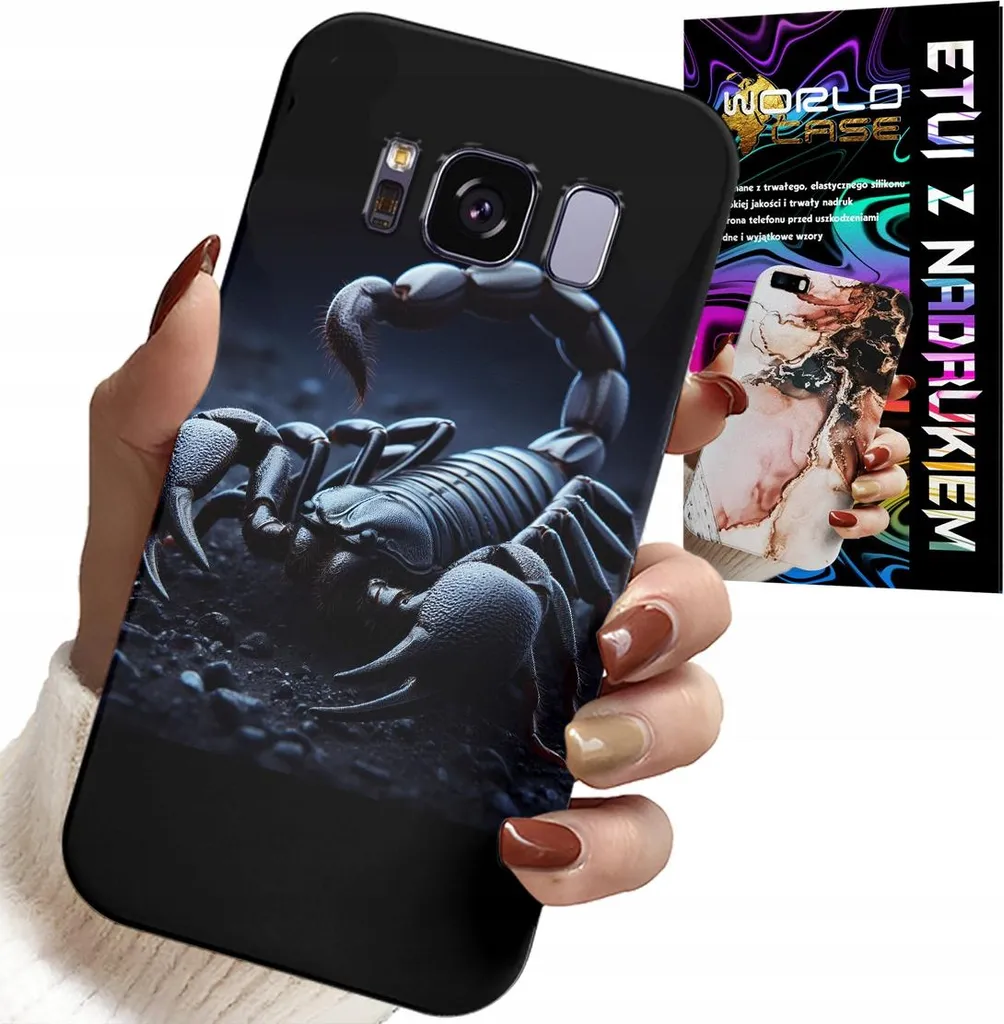 Cover Samsung Galaxy S8 Scorpione con Protezione Schermo Idrogel HD