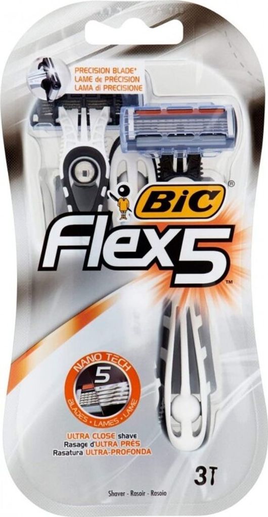 Nassrasierer Bic Flex5 (3 uds) Produktbild 