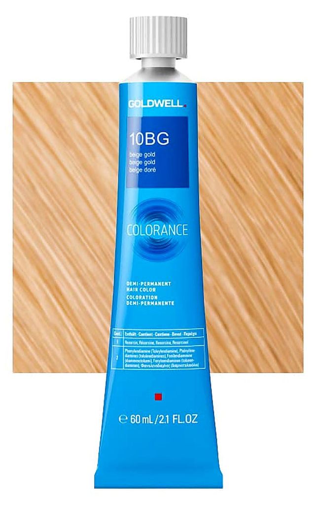 Goldwell Colorance 10BG Beige Gold 60 ml, Blond, 10BG, Produktbild 