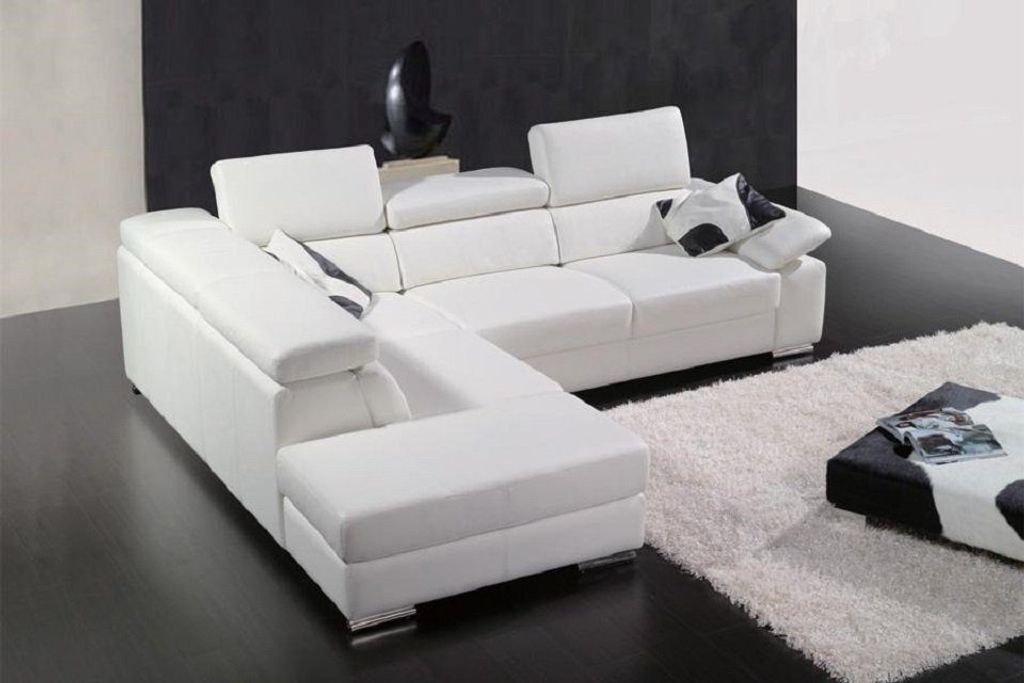 Wohnlandschaft Ecksofa Polster L Form Couch Leder JVmoebel