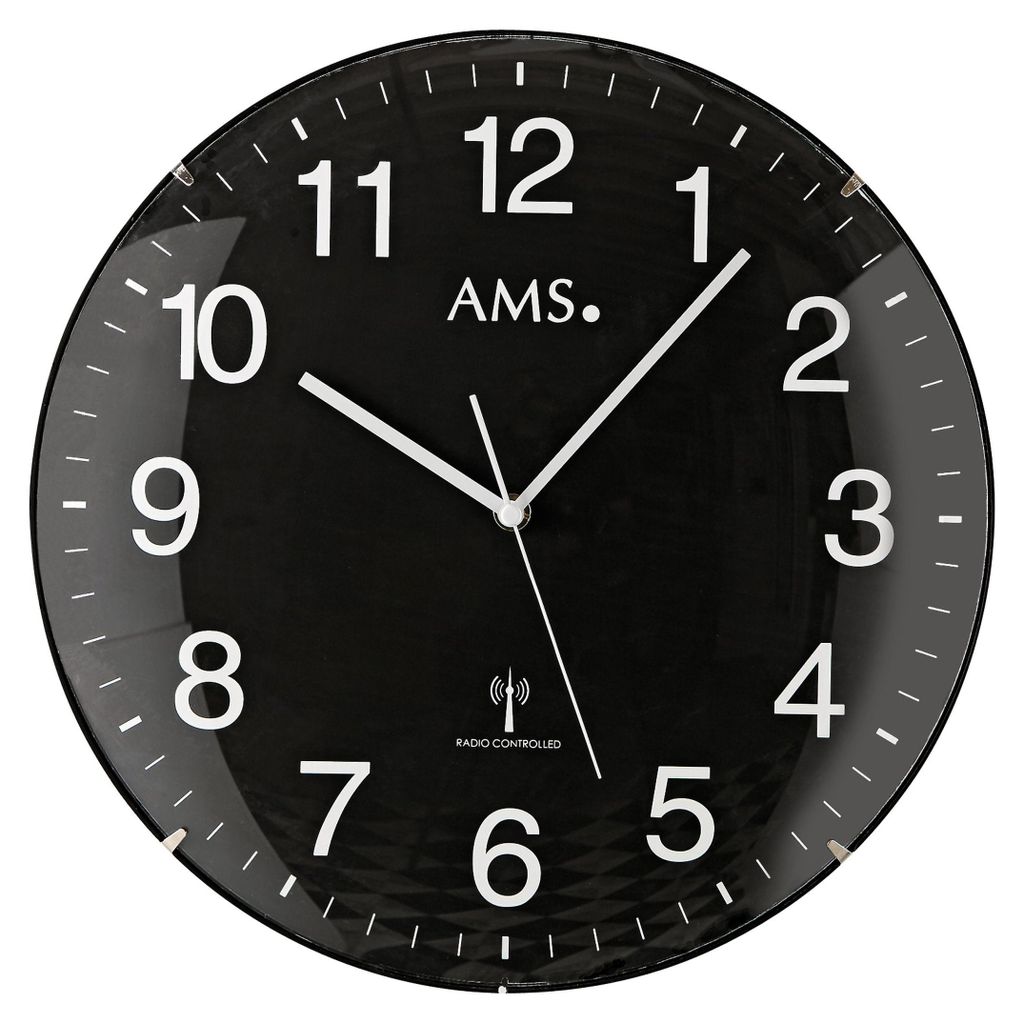 AMS Funk-Wanduhr, Funkwerk, D32x5cm, 5959 Produktbild 