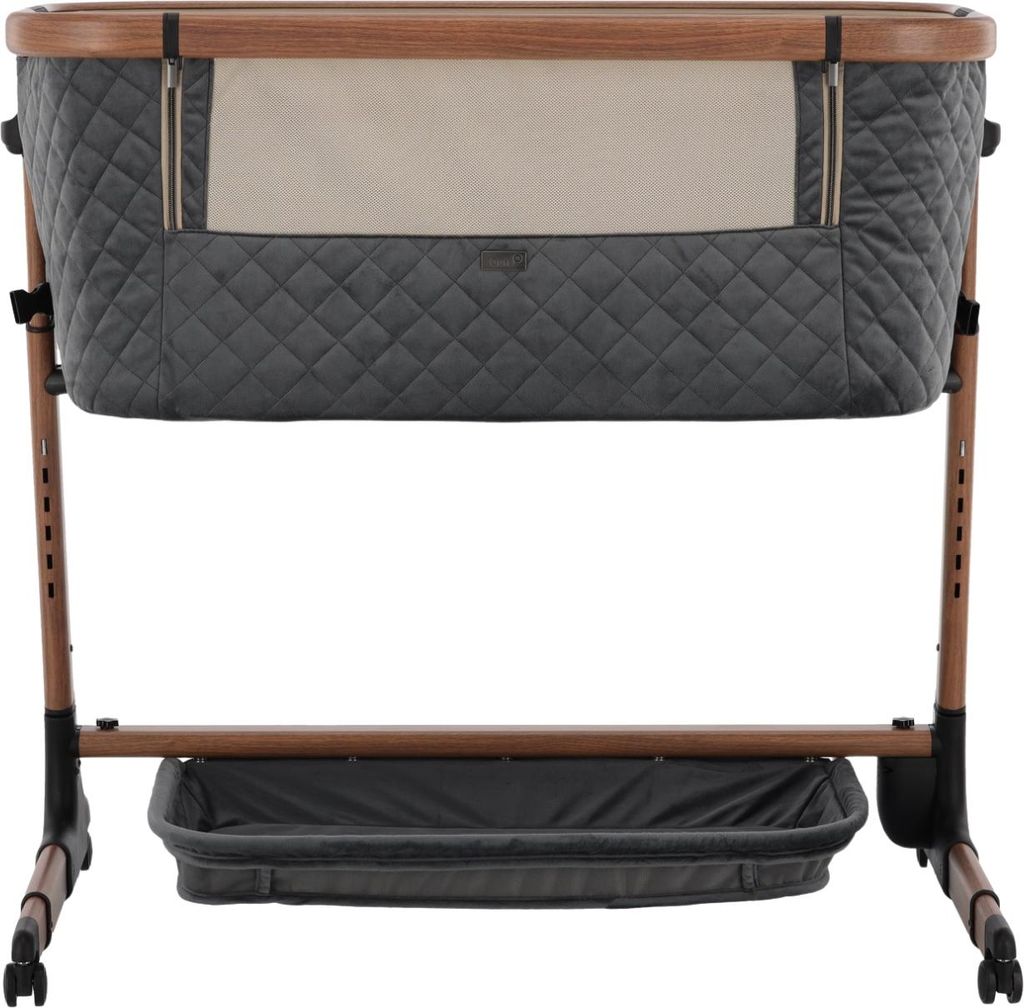 Qute Q-Wiggle Electric Co-Sleeper Antra - Walnut | Qute Produktbild 