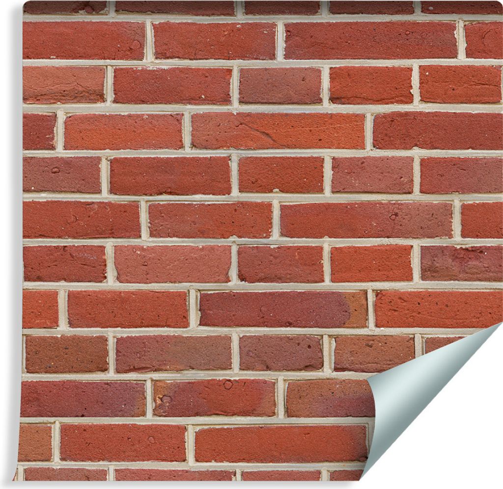 Tapeta na Korytarz z modnym efektem 3D Czerwona CEGŁA Mur Zdjęcie produktu 