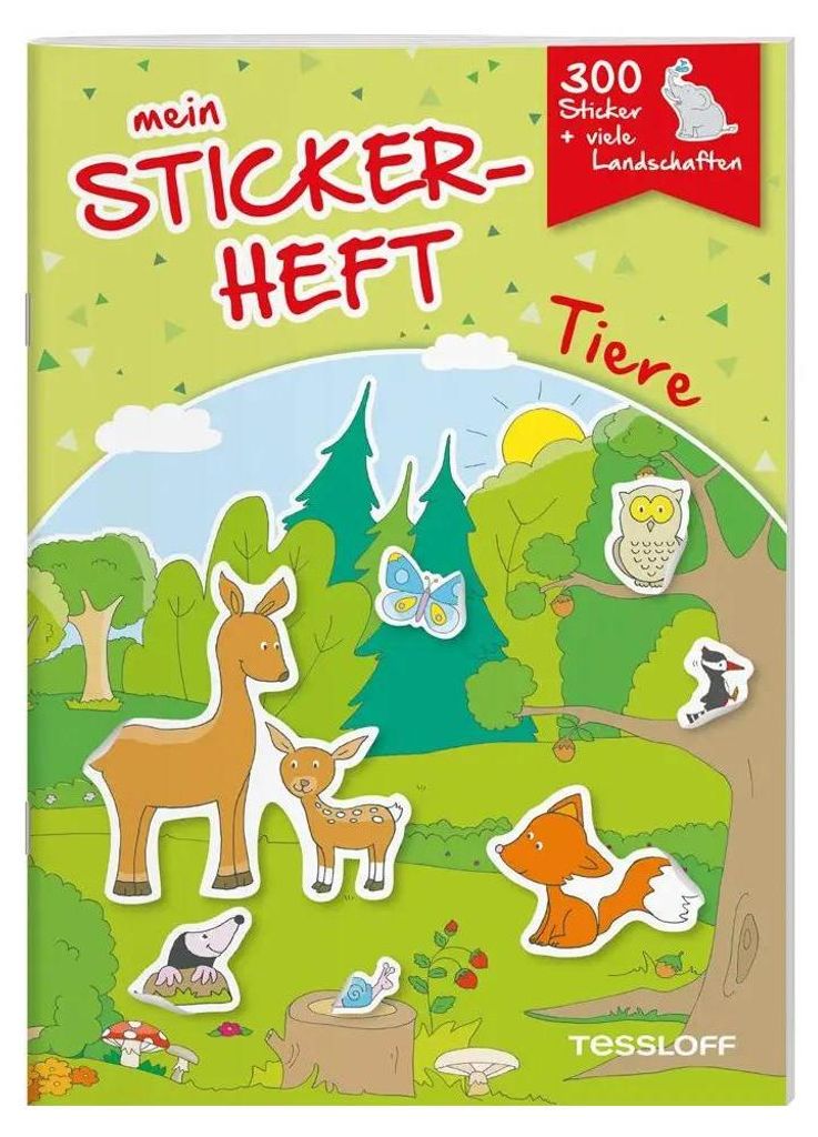Mein Stickerheft. Tiere