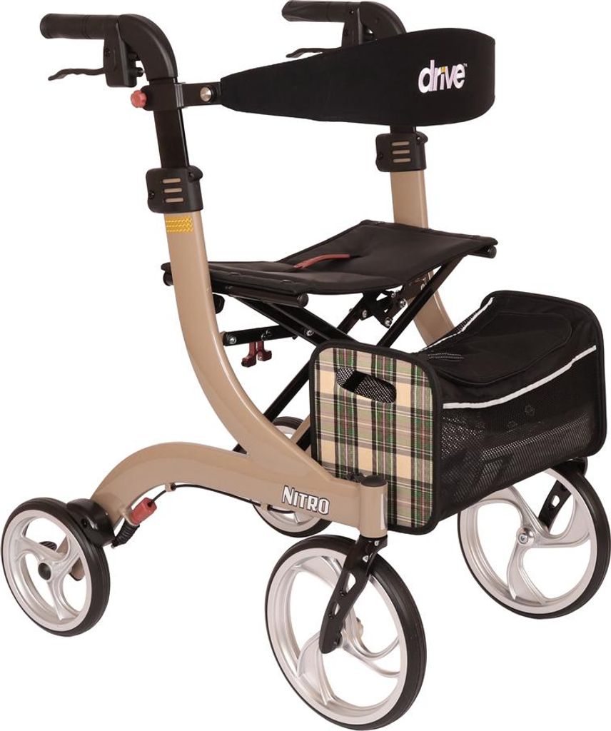 Drive Medical Rollator NITRO  Größe XS, champagner Produktbild 
