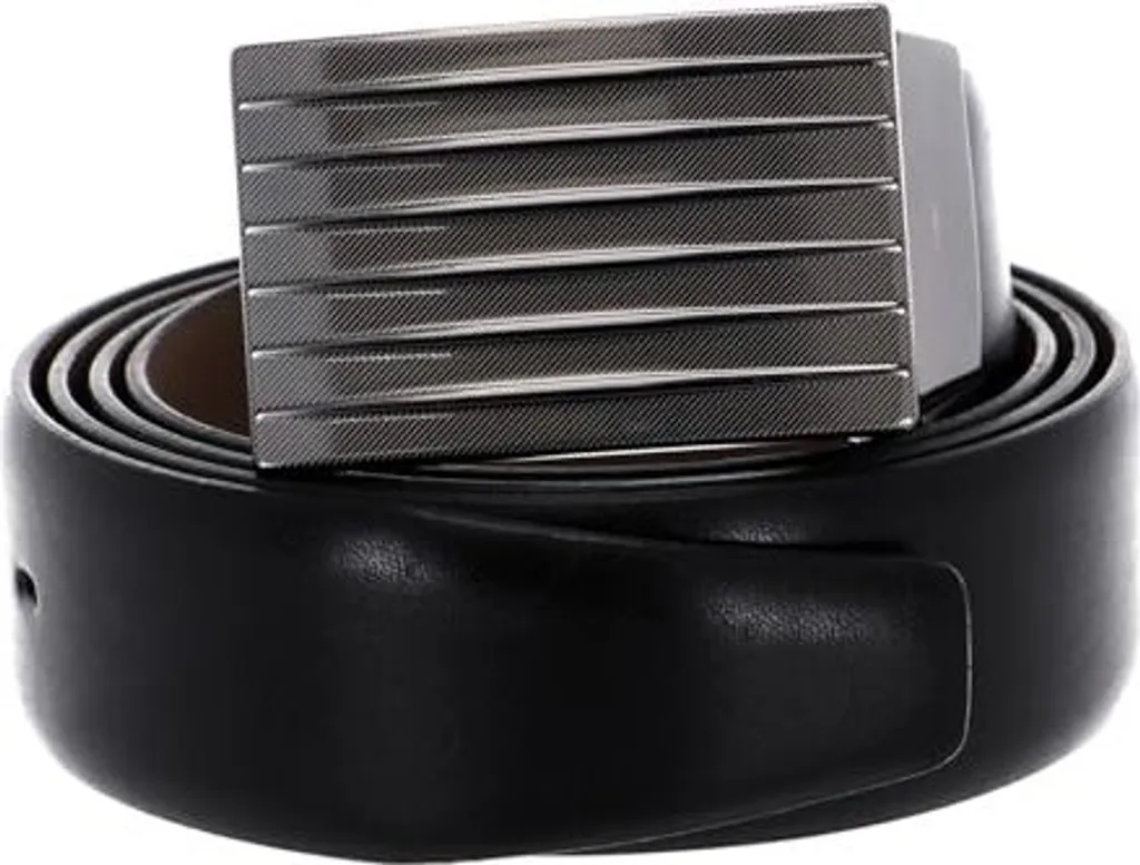 Cintura Vanzetti W95 Pelle Nera 35mm - Cuoio Genuino per Uomo