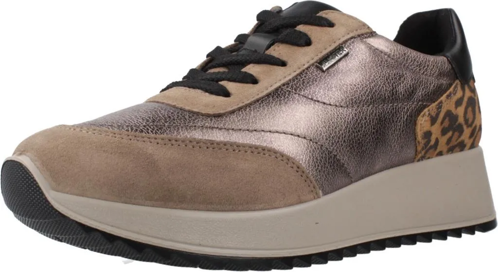 Baskets en Cuir Imac Esther Marron - Semelle Souple et Amorti Optimal