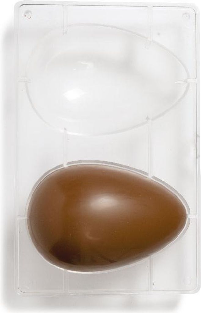 Polycarbonat Schokoladenform Ei groß 15x10x7,5cm Produktbild 