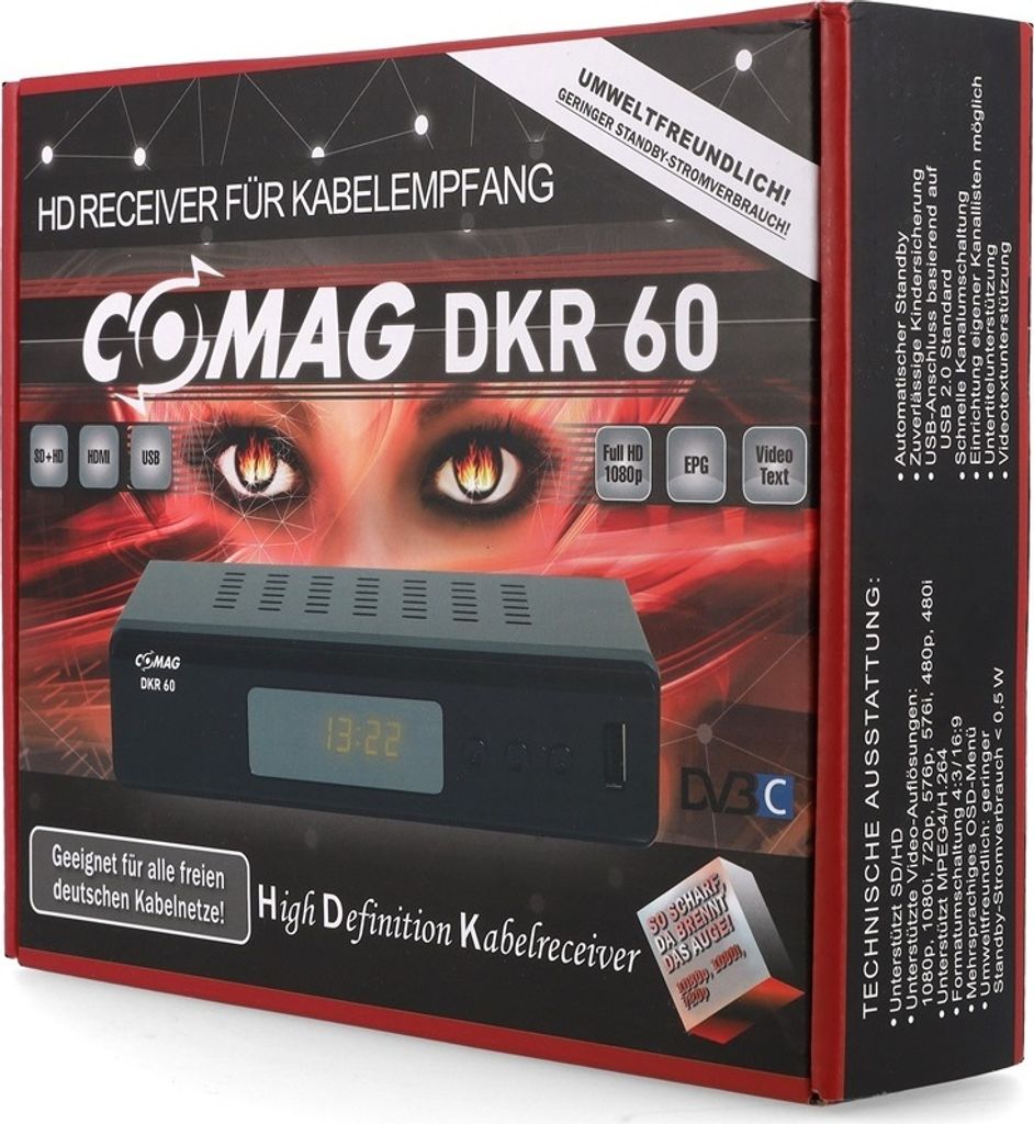 Comag Dkr 60 Hd Bedienungsanleitung Comag HD Kabel-Receiver DKR 60 Kabelreceiver | Kaufland.de