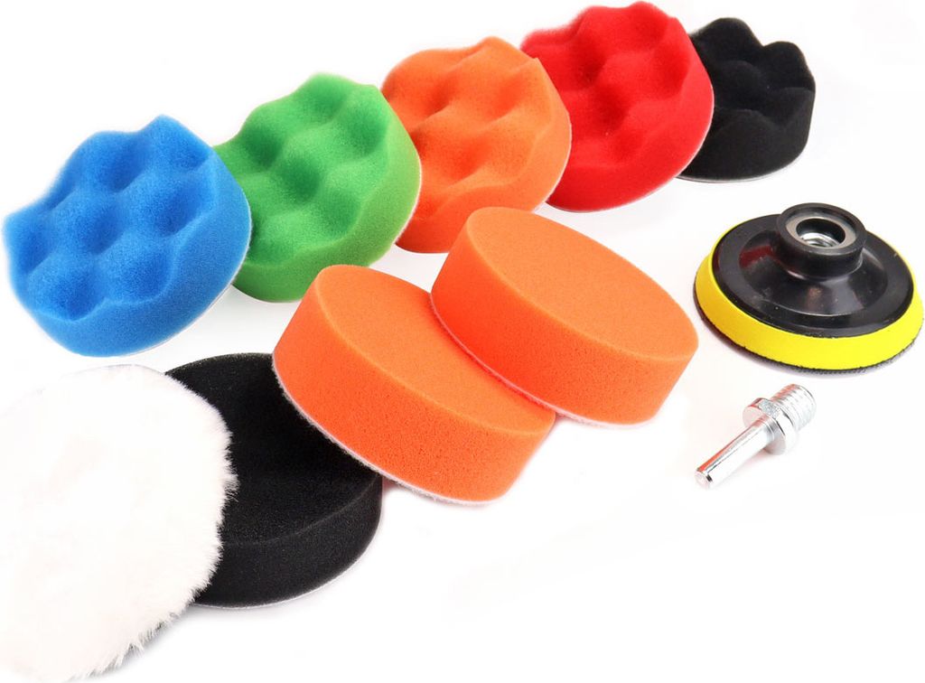 AMiO Sada leštiacich kotúčov s adaptérom 9ks + kotúč 80mm + Obrázok produktu 
