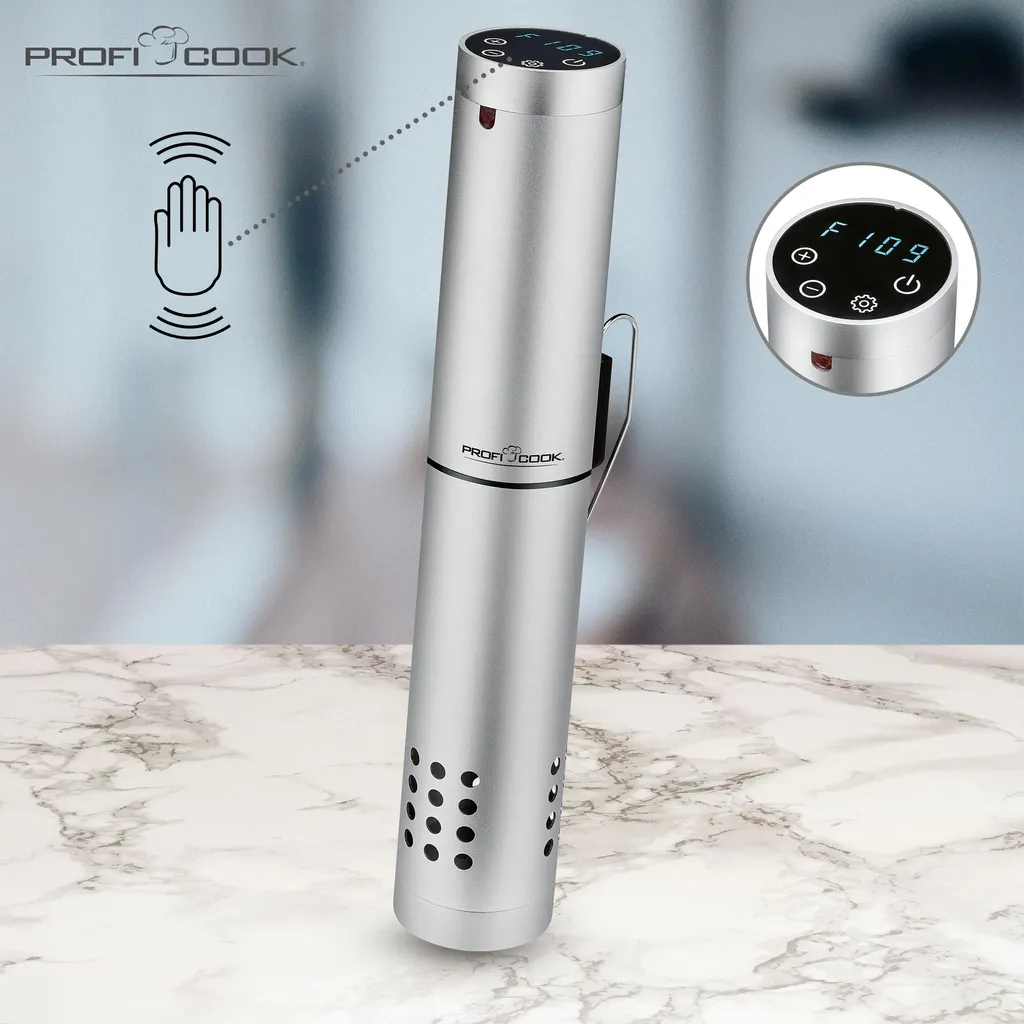 Cuiseur sous vide wifi Proficool PC-SV 1159 Silver - Thermoplongeur Inox