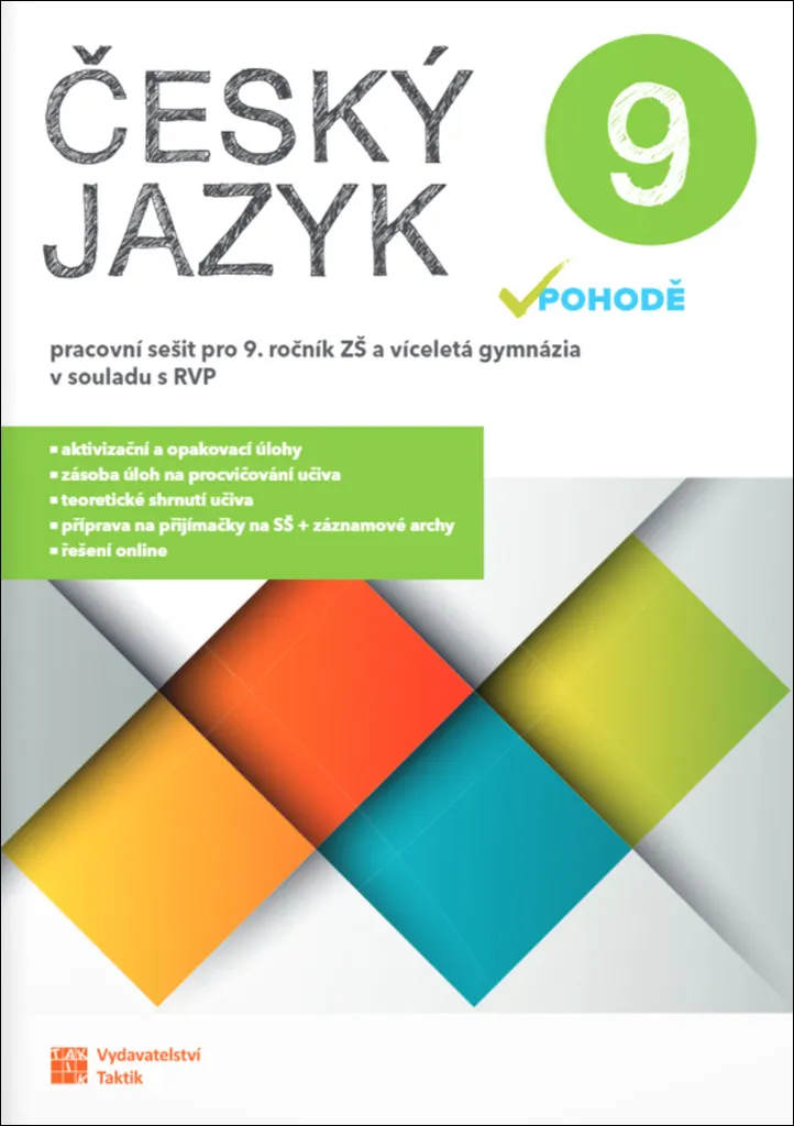 Méthode Český jazyk v pohodě 9 avec exercices et corrigés complets