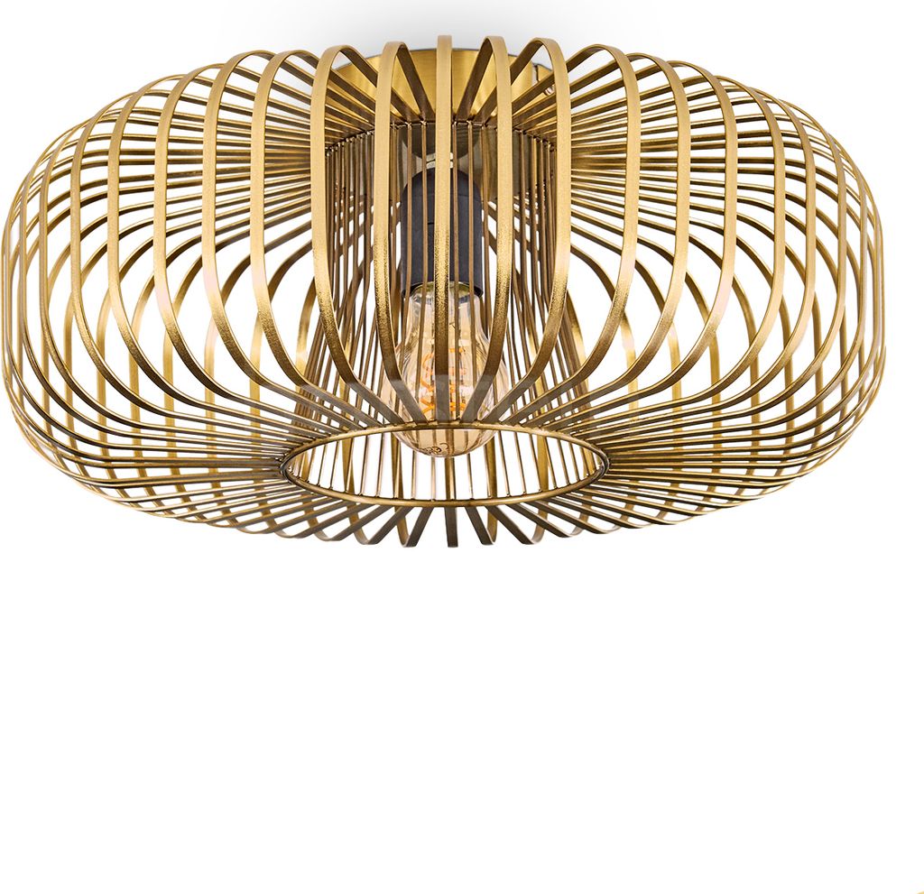Pieris moderne Deckenlampe aus Metall in Messingfarben