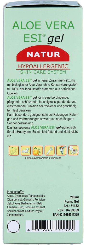 Aloe Vera Gel natur Bio 200 ml Bodylotions