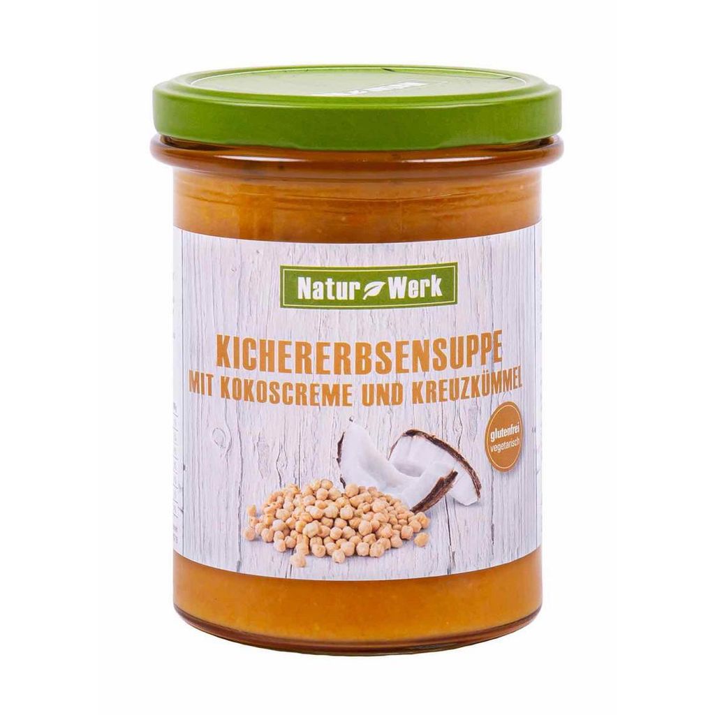Naturwerk Kichererbsen-Kokos-Suppe 12x380ml