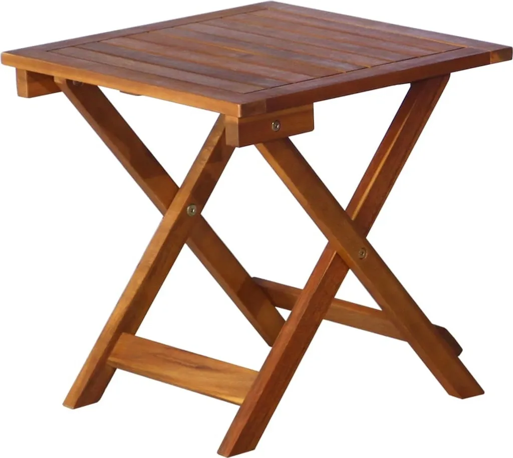 Ensemble bain de soleil et table de thé acacia pour bord de piscine