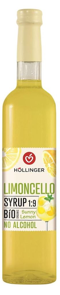 SYROP DO DRINKÓW I KOKTAJLI LIMONCELLO BIO 500 ml - HOLLINGER