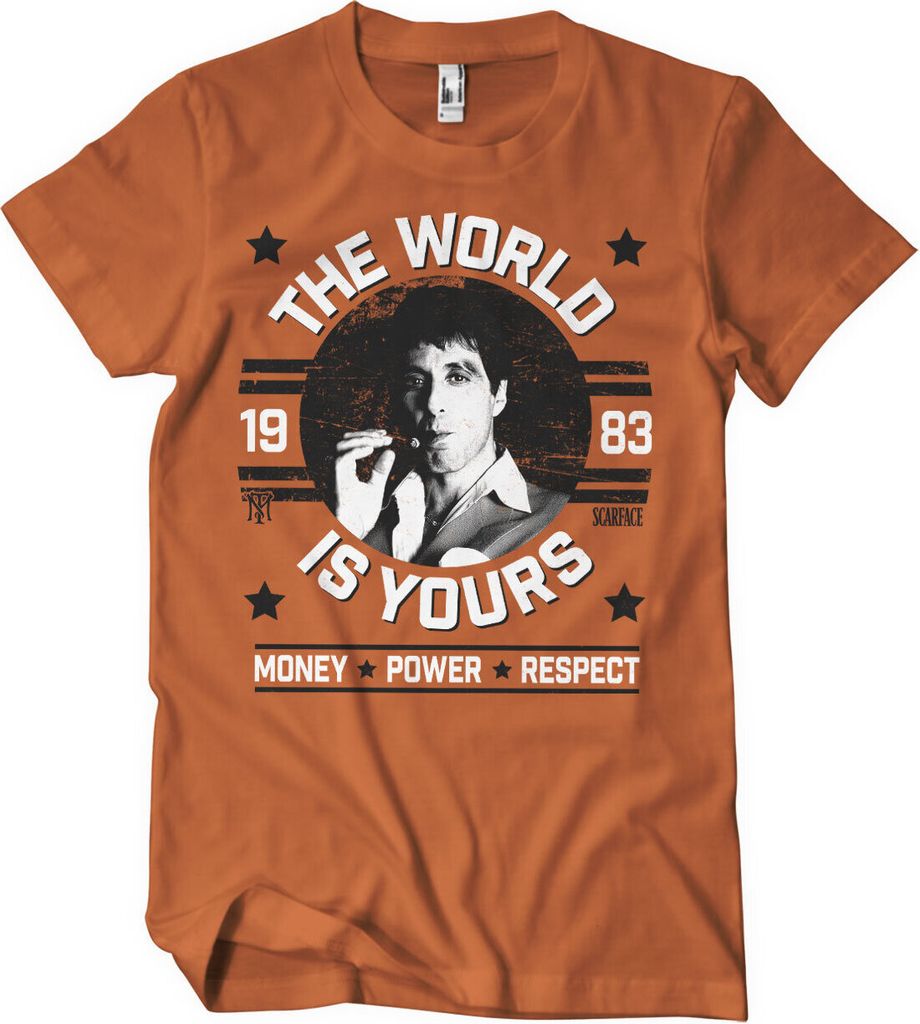The World Is Yours T-Shirt - X-Large - BurntOrange