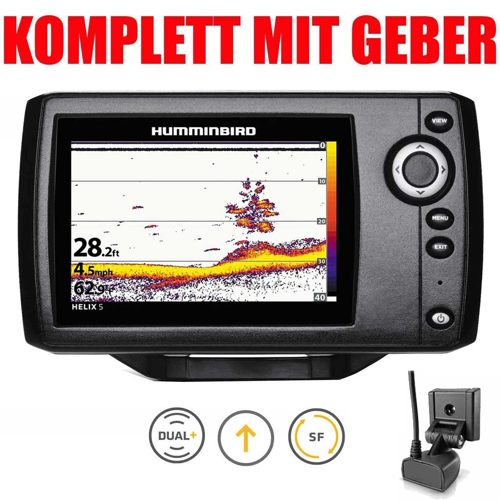 Humminbird Helix 5 Sonar Echolot G2 - Komplett mit Geber Produktbild 