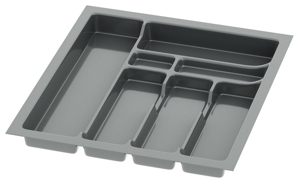 Sossai Besteckeinsatz Divio für Schubladen 50cm | 43 x 49 Produktbild 