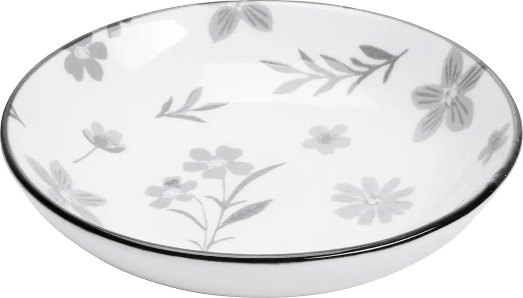 Ritzenhoff & Breker Piatto Fondo 20cm Sendai 701833 Fiore Grigio