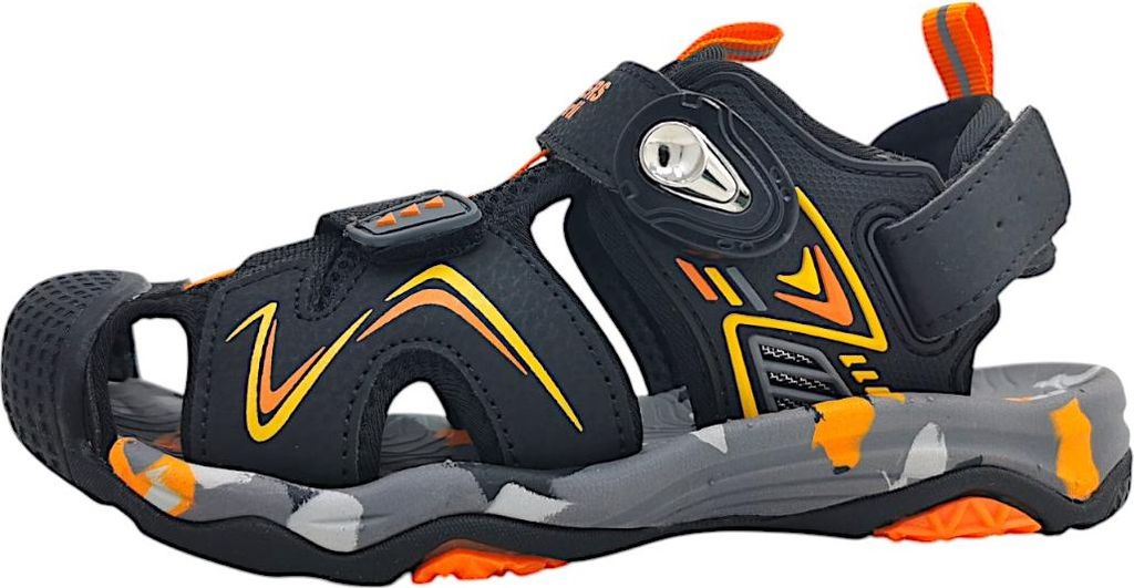 Dockers Jungen Outdoorsandalen 32825-31, 32825-32, 32825-33, 32825-34, 32825-35, 32825-36, 32825-37, 32825-38, 32825-39 DOK-56HI601-637 schwarz/mul...