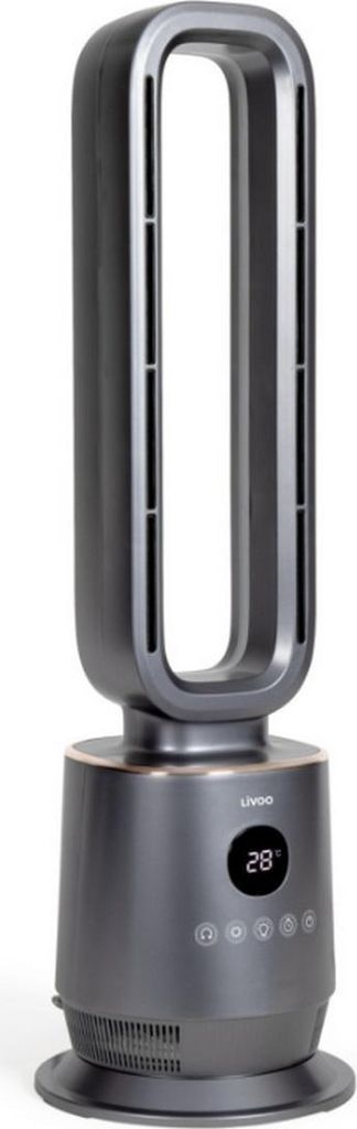85,5 cm 2000 w grau/weißer standventilator Livoo DOM498
