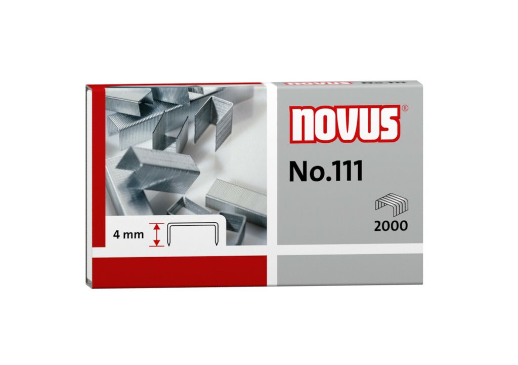 NOVUS Heftklammer No. 111 042-0036 verzinkt 2.000 St./Pack.