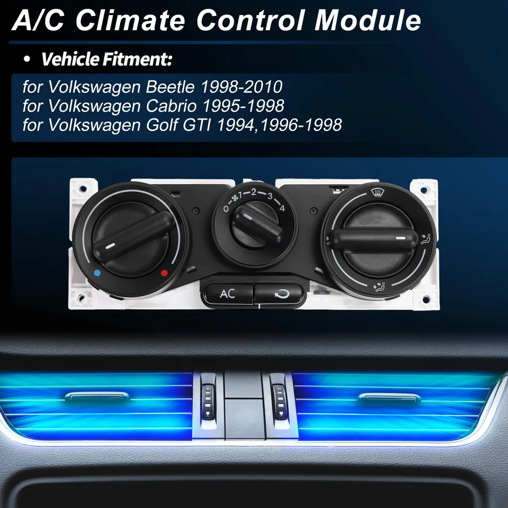 Unité de Commande HVAC pour VW Beetle 1998-2010 Réf 1C0-820-045-E-01C - 3