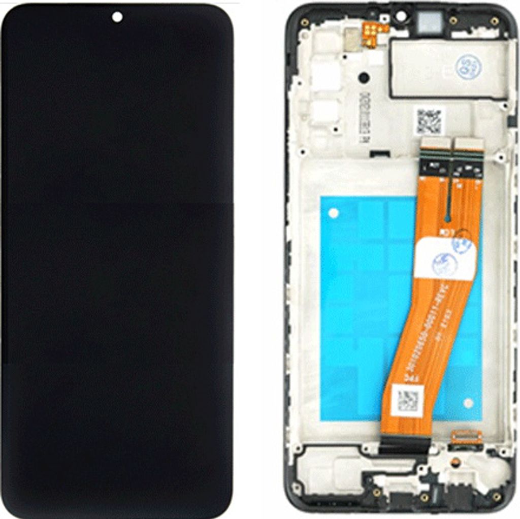 Samsung Galaxy A02s (SM-A025F) LCD-Display inkl. Rahmen, schwarz