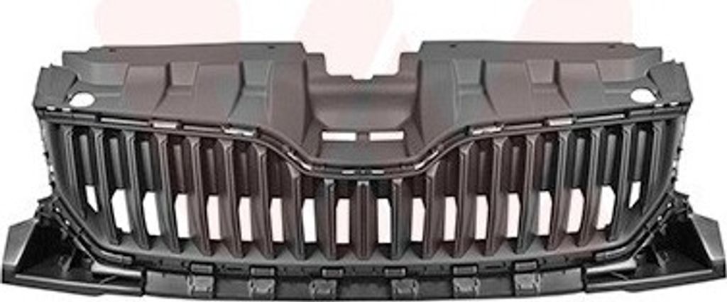 VAN WEZEL 7629510 Kühlergrill Frontgrill für SKODA FABIA (NJ3) Schwarz