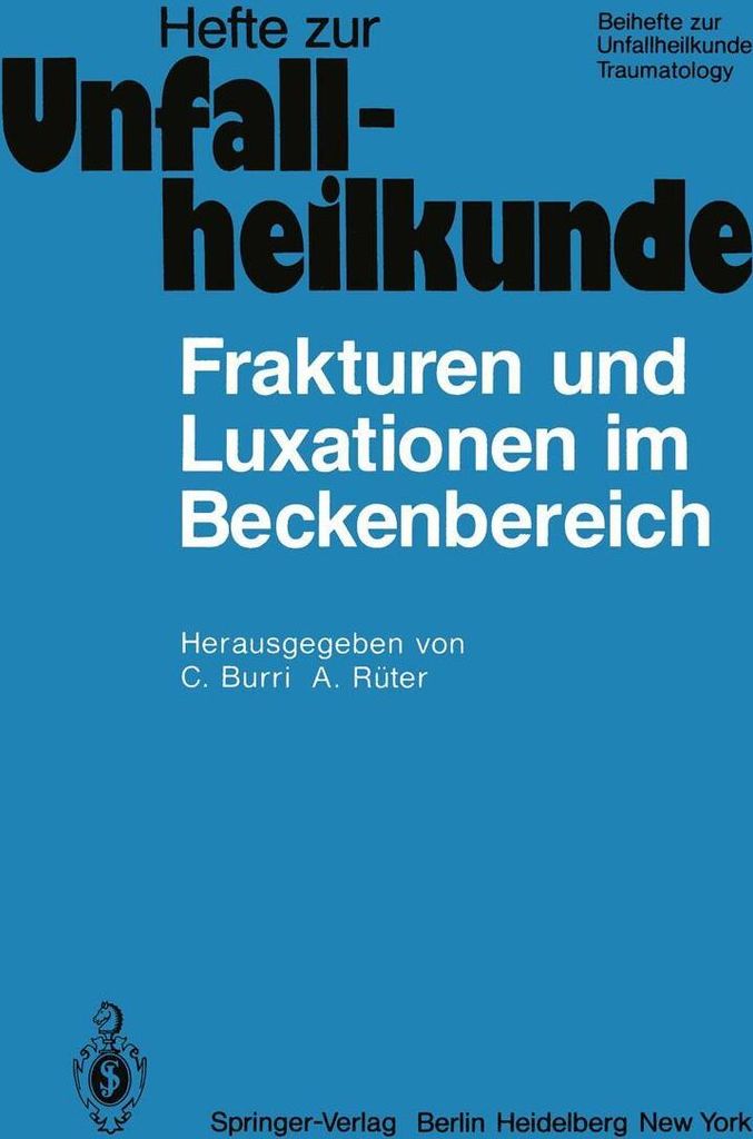 Frakturen und Luxationen im Beckenbereich