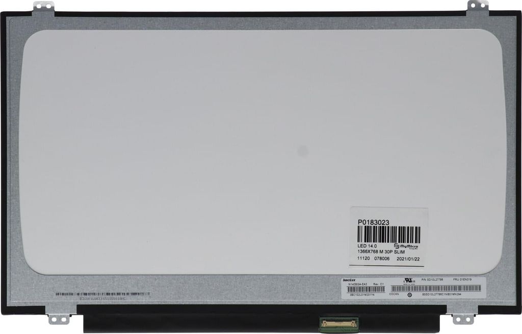 OEM 14,0 Zoll LCD-Bildschirm 1366 x 768, glänzend, 30-polig, EDV