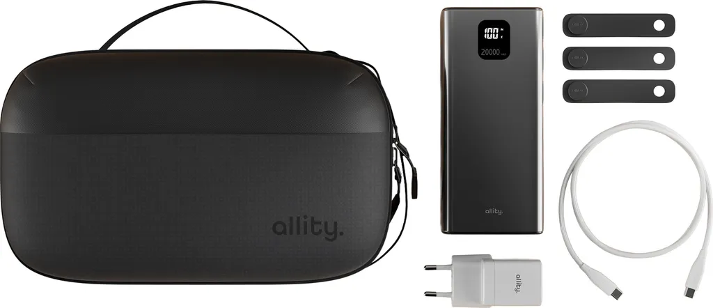 Fini les Câbles Emmêlés avec le Kit de Voyage Électronique Allity Rigide