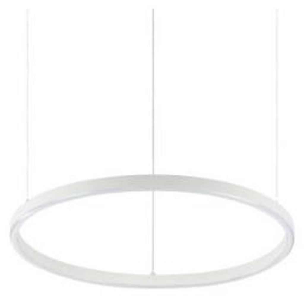 Moderne Hängeampel Aluminium-Material Kunststoff Weiß Led 29W 3000K
