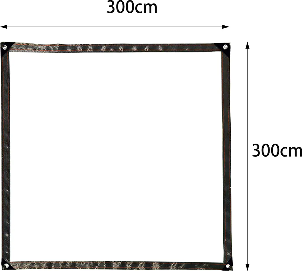 Telo Trasparente per Piante e Mobili 3x3 m - Protezione Antigelo PE